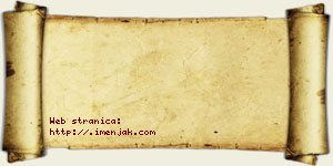 Jagodinka Kaić vizit kartica